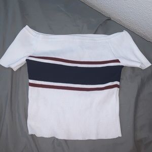 Charlotte Rousse Cropped Rip Shirt ( M )